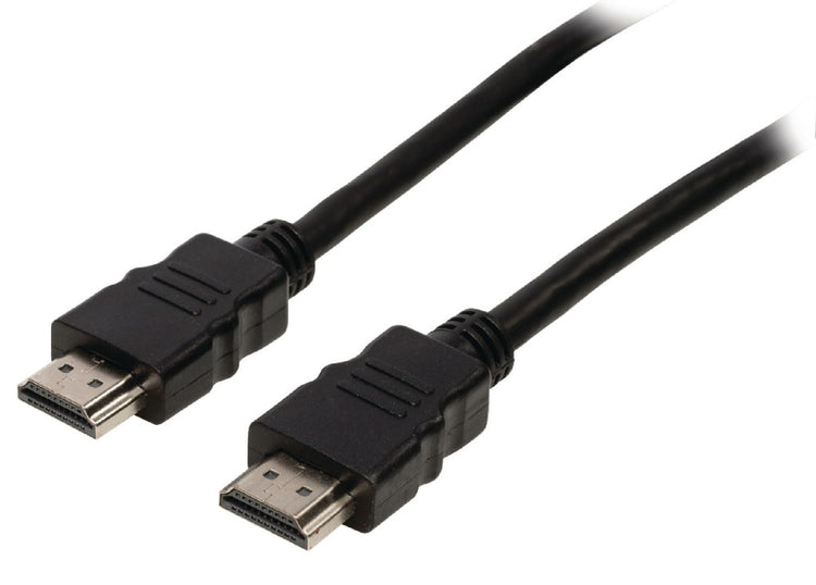 Valueline Valueline VLVB34000B10 Hochgeschwindigkeits -HDMI -Kabel mit Ethernet -HDMI -Stecker HDMI -Anschluss 1,00 m Schwarz