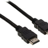 Valueline Valueline VLVB34000B10 Hochgeschwindigkeits -HDMI -Kabel mit Ethernet -HDMI -Stecker HDMI -Anschluss 1,00 m Schwarz