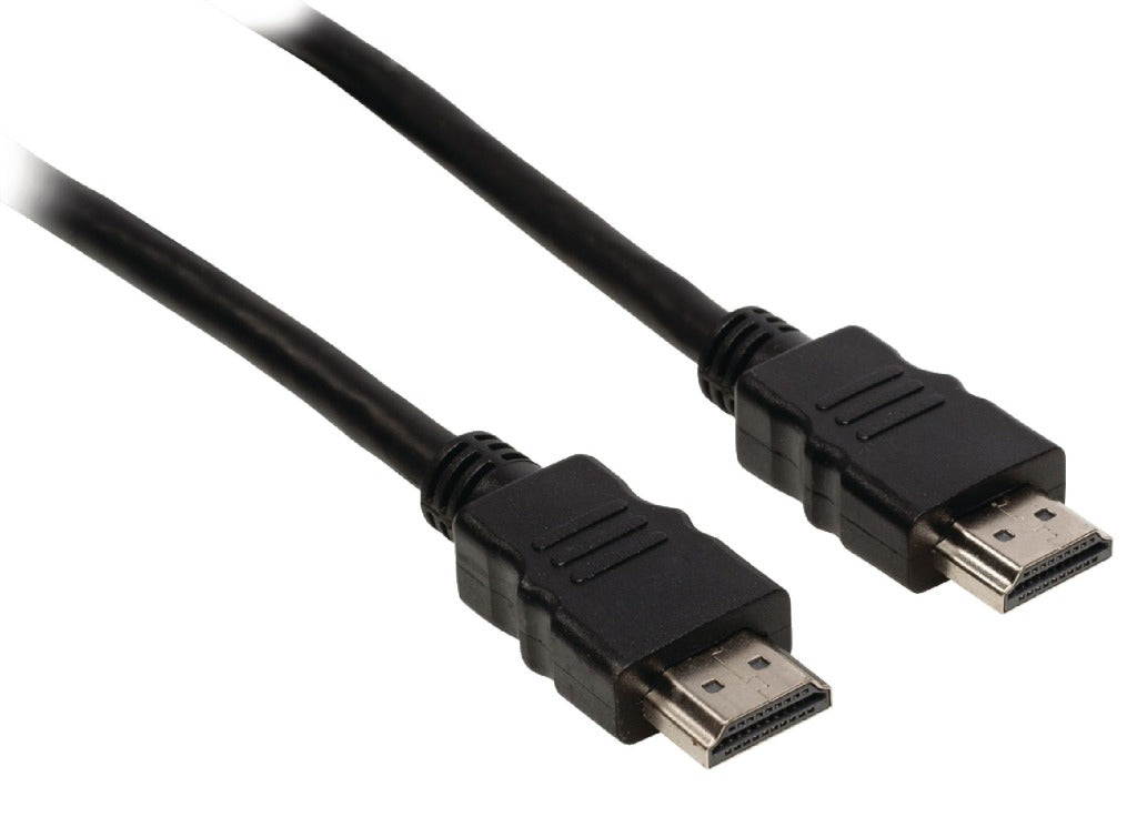 Valueline Valueline VLVB34000B10 Hochgeschwindigkeits -HDMI -Kabel mit Ethernet -HDMI -Stecker HDMI -Anschluss 1,00 m Schwarz