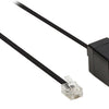 Valuelin Valueline VLTP90205B100 Telecom Extension Cable RJ11 Männlich RJ11 Frau 10,0 m Schwarz