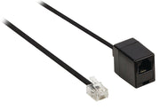 Valuelin Valueline VLTP90205B100 Telecom Extension Cable RJ11 Männlich RJ11 Frau 10,0 m Schwarz - afbeelding 3