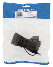 Valuelin Valueline VLTP90205B100 Telecom Extension Cable RJ11 Männlich RJ11 Frau 10,0 m Schwarz - afbeelding 4