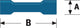Valuelin Valueline ST-131 Kabelschuh Blau 100-insgesamtes