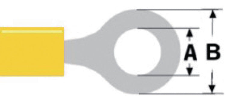 Valuelin Valueline ST-204 Kabelschuhgelb 100 Stücke