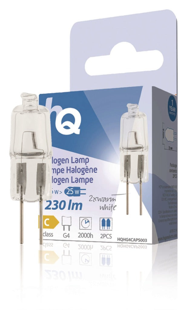 HQ HQ HQHG4 CAPS003 Halogenlampenkapsel G4 16 W 230 LM 2 800 K