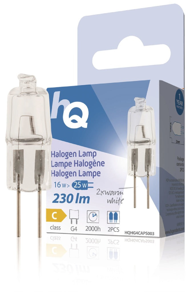 HQ HQ HQHG4 CAPS003 Halogenlampenkapsel G4 16 W 230 LM 2 800 K