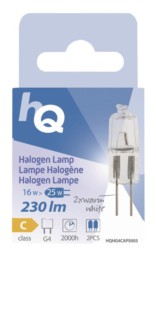 HQ HQ HQHG4 CAPS003 Halogenlampenkapsel G4 16 W 230 LM 2 800 K