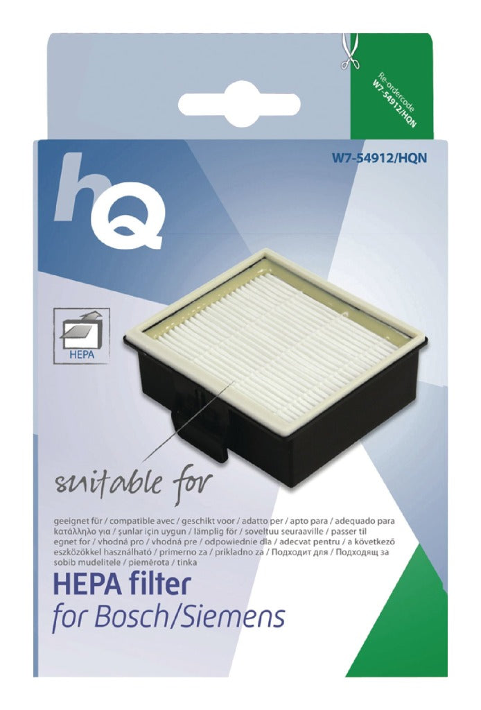 HQ HQ W7-54912-HQN Active Hepa Filter Bosch Siemens