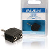 Valuelin Valueline VLAB22945B Audio-Splitter 3,5 mm Männlich 2x weiblich
