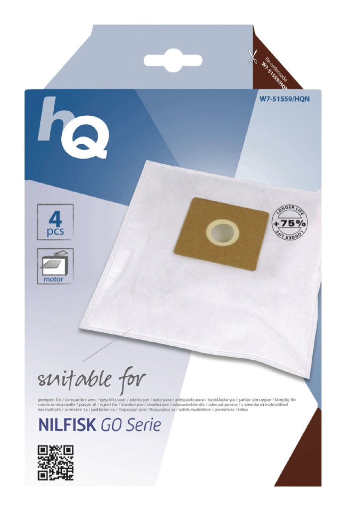 HQ HQ HQ W7-51559 HQN Vakuumreiniger Bag Nilfisk Go-Serie