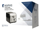 Kouml;nig King kn-bt10 Toaster - afbeelding 3