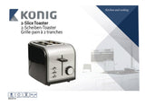 Kouml;nig King kn-bt10 Toaster - afbeelding 4
