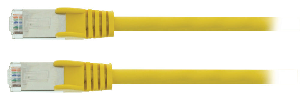 Valuelin Valuelin VLCP85121Y025 CAT5E SF UTP -Netzwerkkabel RJ45 (8 8) Männlicher RJ45 (8 8) Männlich 0,25 m Gelb