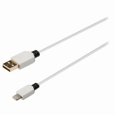 Nedis CCBW39300WT10 Daten und Ladekabel Blitz 8-Pins männlich USB a männlich 1,0 m weiß
