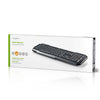 Nedis KBMU100BKUS Taasted USB -Tastatur Multimedia -Tasten US International