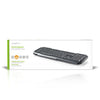 Nedis KBMU100BKUS Taasted USB -Tastatur Multimedia -Tasten US International
