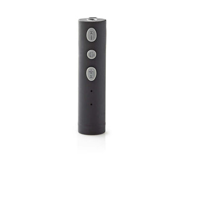 Nedis hpba100bk Adapter für Bluetooth®-Kopfhörer, integriertes Mikrofon, Spielzeit bis zu 5 Stunden, kabellose Kopfhörer