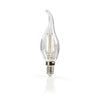 Nedis Ledbfe14Canft1 Retro LED -Glühlampe E14 Kerze mit gebogenem Punkt 2,5 W 250 LM