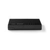 Nedis NSWH5P100BK NetworkSwitch 5 Ports 1 Gbit / s LED -Indikatorlichterleuchten
