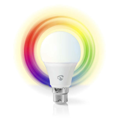 Nedis Wifilw10WTB22 Wi-Fi Smart LED Lamp-Weiß B22