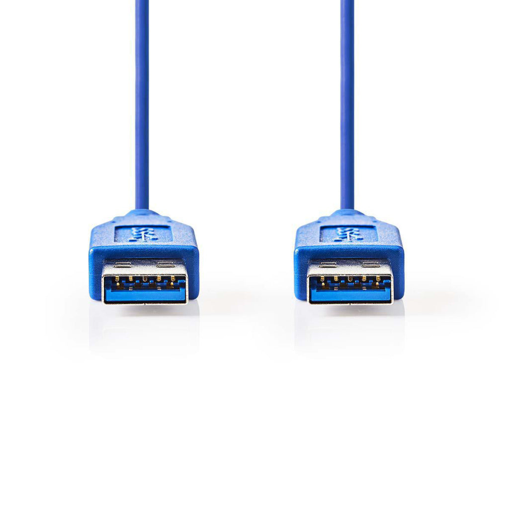 Nedis CCGP61000BU20 USB 3.0 Kabel A männlich ein männliches 2,0 m blau