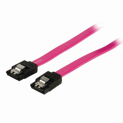 Nedis CCGP73150RD05 Datenkabel SATA 3 GB S SATA 7-poligfrau mit Verriegelung SATA 7-poligfrau mit Schloss 0,5 m rot