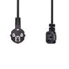 Nedis CEGP10020BK100 FOOD CABLE SCHUSTUKO MALE HAAKS IEC-320-C13 Uhr 10 m Schwarz