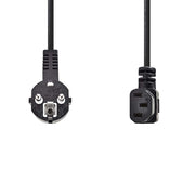 Nedis CEGP10020BK100 FOOD CABLE SCHUSTUKO MALE HAAKS IEC-320-C13 Uhr 10 m Schwarz - afbeelding 1