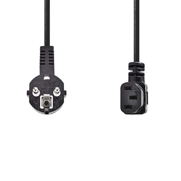 Nedis CEGP10020BK100 FOOD CABLE SCHUSTUKO MALE HAAKS IEC-320-C13 Uhr 10 m Schwarz