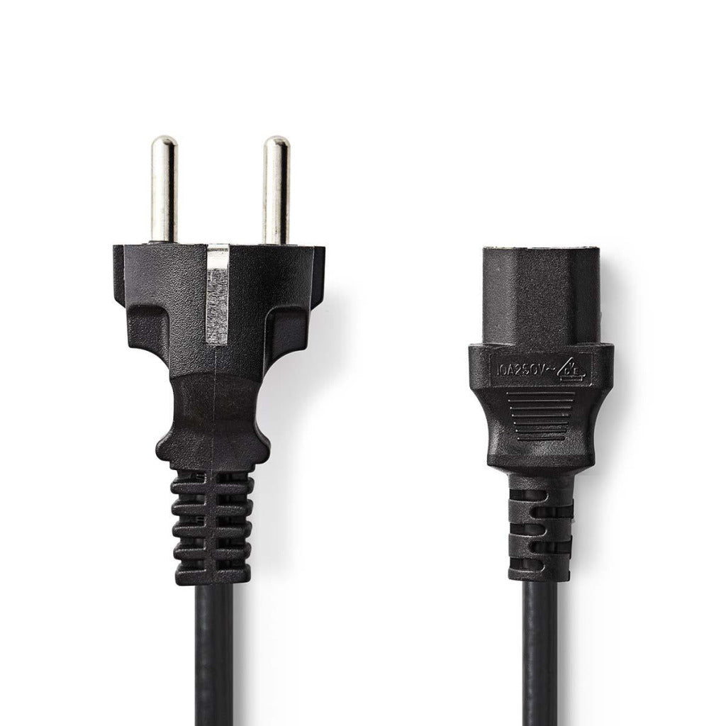 Nedis CEGP10030BK50 Stromkabel Schuko-Stecker – IEC-320-C13 5,0 m schwarz