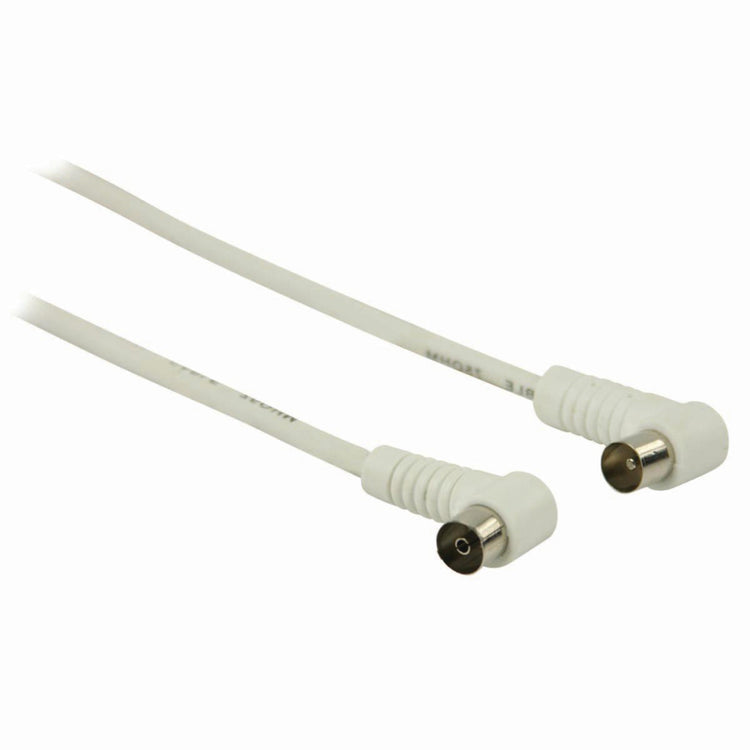 Nedis CSGP40100WT30 Coax Cable 90 dB IEC (Koax) Männlicher Haaks IEC (Koax) Weibliche Verschleiß von 3,0 m Weiß