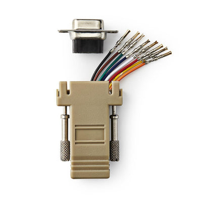 Nedis CCGP52820IV D-Sub-Adapter D-Sub 9-Pins weiblich RJ45 (8p8c) Weibliches Elfenbein