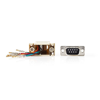 Nedis CCGP52820IV D-Sub-Adapter D-Sub 9-Pins weiblich RJ45 (8p8c) Weibliches Elfenbein