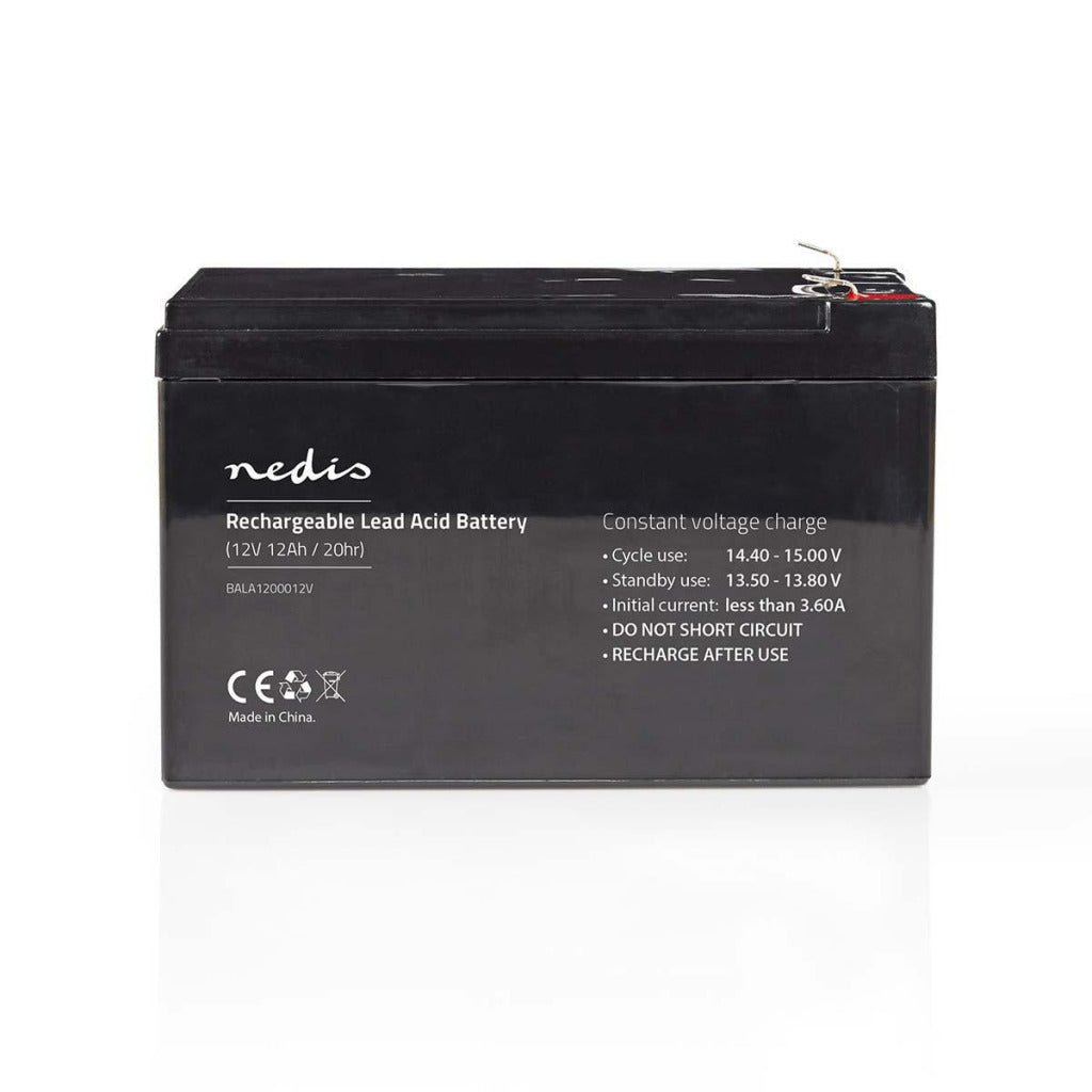 Nedis bala1200012v wiederaufladbare Blei-Säure-Batterie 12 V 12.000 mAh 167 x 181 x 77 mm