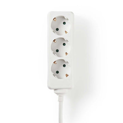 Nedis EXSO315F1WT Schook Boose Schutzkontakt 3-Wege 1,5 m Weiß