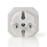 Nedis PSSPL200C1WT StractActSPlitter 2-Wege Eurostopcontact White - afbeelding 4