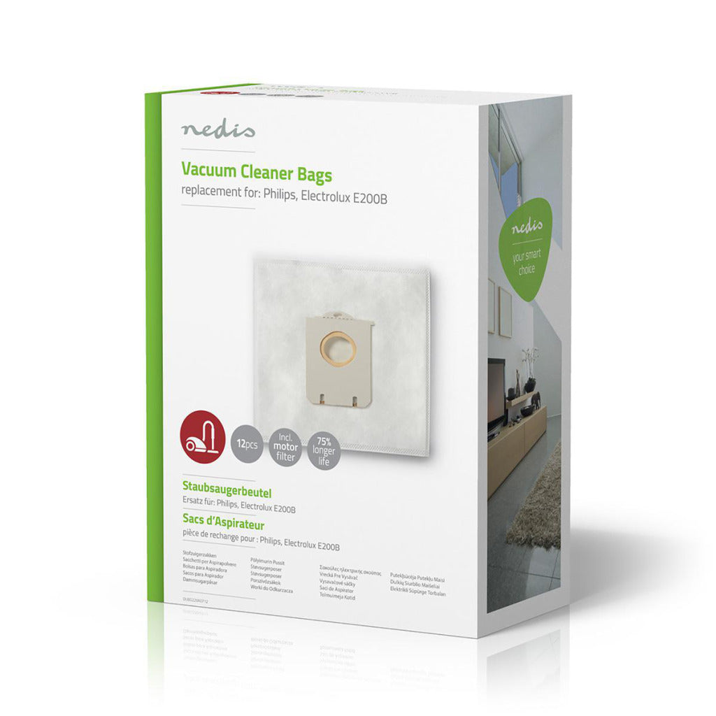Nedis Dubg220aep12 Staubsaugerbeutel Philips, Electrolux E200B