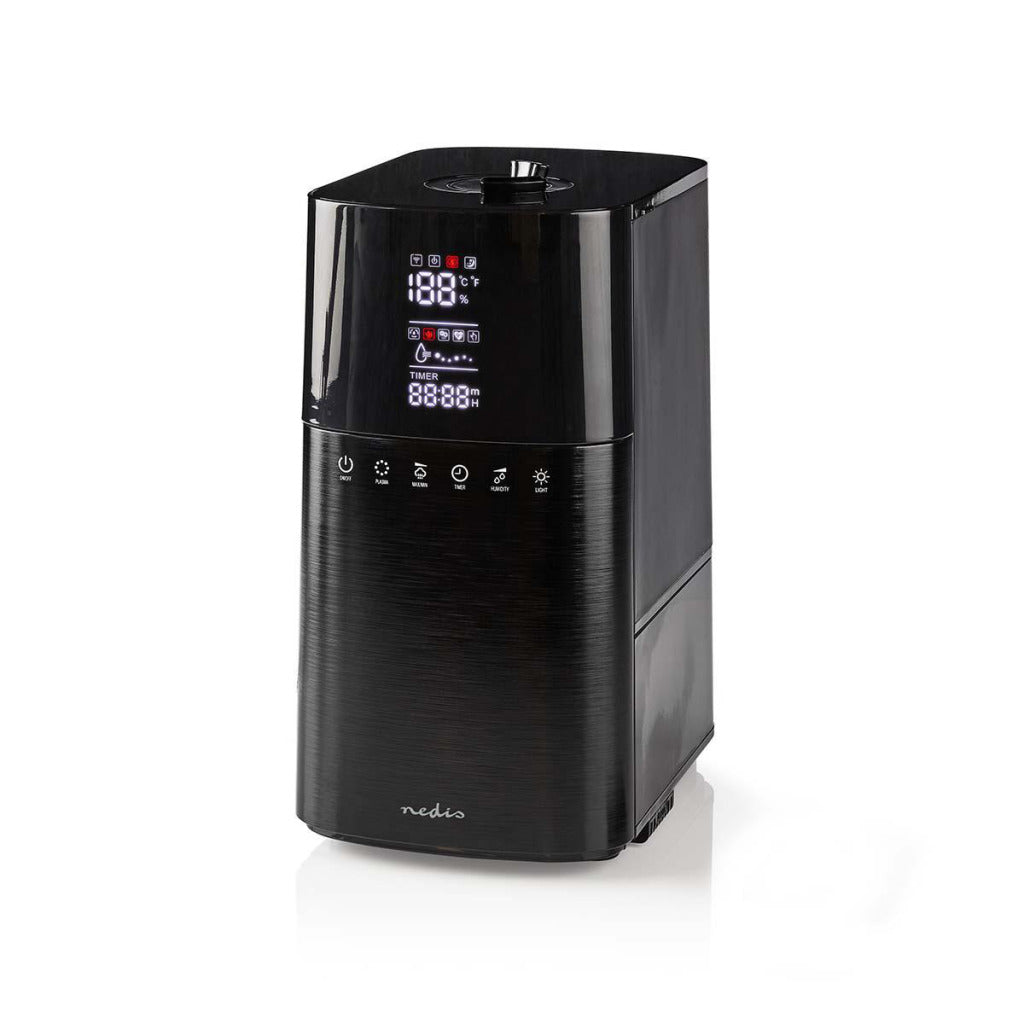 Nedis Humi130CBK -Luftbefeuchter 6 L Hygrometer Fernbedienung Schwarz