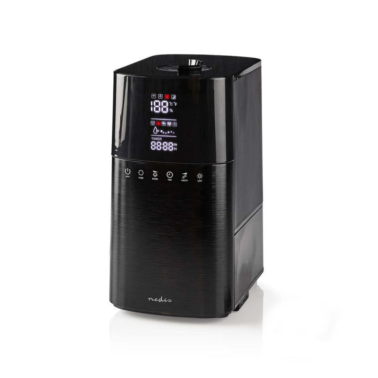 Nedis Humi130CBK -Luftbefeuchter 6 L Hygrometer Fernbedienung Schwarz