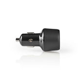 Nedis CCQC600ABK CAR Ladegerät 3.0 A 2x USB (QC 3.0) Schwarz - afbeelding 4