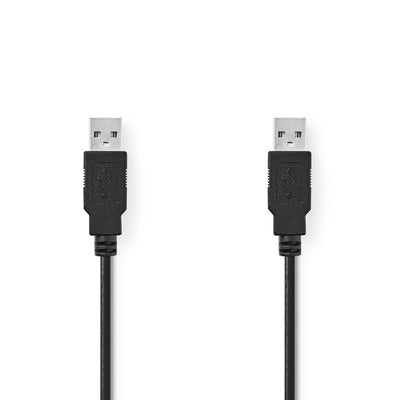 Nedis CCGT60000BK10 Kabel USB 2.0 A männlich ein männliches 1,0 m schwarz