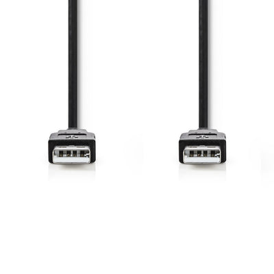 Nedis CCGT60000BK10 Kabel USB 2.0 A männlich ein männliches 1,0 m schwarz