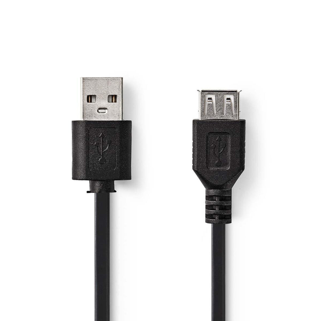 Nedis CCGT60010BK30 Kabel USB 2.0 A männlich USB Eine Frau 3,0 m schwarz