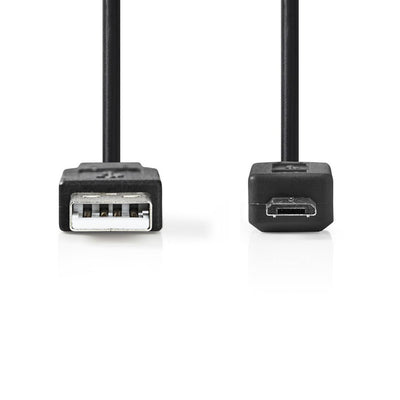Nedis CCGT60500BK20 Kabel USB 2.0 a micale b männlich 2,0 m schwarz