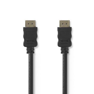 Nedis CVGT34000BK20 Hochgeschwindigkeit HDMI -Kabel mit Ethernet -HDMI -Stecker HDMI -Stecker 2,0 m schwarz