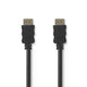 Nedis CVGT34000BK20 Hochgeschwindigkeit HDMI -Kabel mit Ethernet -HDMI -Stecker HDMI -Stecker 2,0 m schwarz