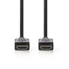 Nedis CVGT34000BK20 Hochgeschwindigkeit HDMI -Kabel mit Ethernet -HDMI -Stecker HDMI -Stecker 2,0 m schwarz