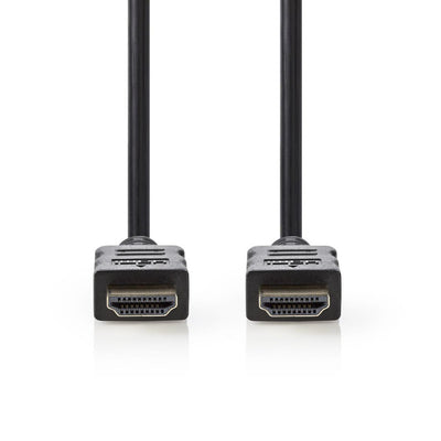 Nedis CVGT34000BK30 Hochgeschwindigkeit HDMI -Kabel mit Ethernet -HDMI -Stecker HDMI -Anschluss 3,0 m schwarz