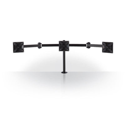 Nedis Ergotmm100BK Ergonomische Monitorhalterung Drei Monitorarme läuft neizt schwarz