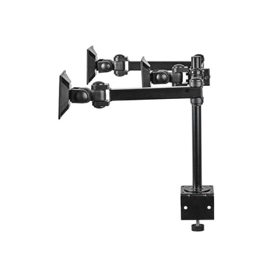 Nedis Ergotmm100BK Ergonomische Monitorhalterung Drei Monitorarme läuft neizt schwarz
